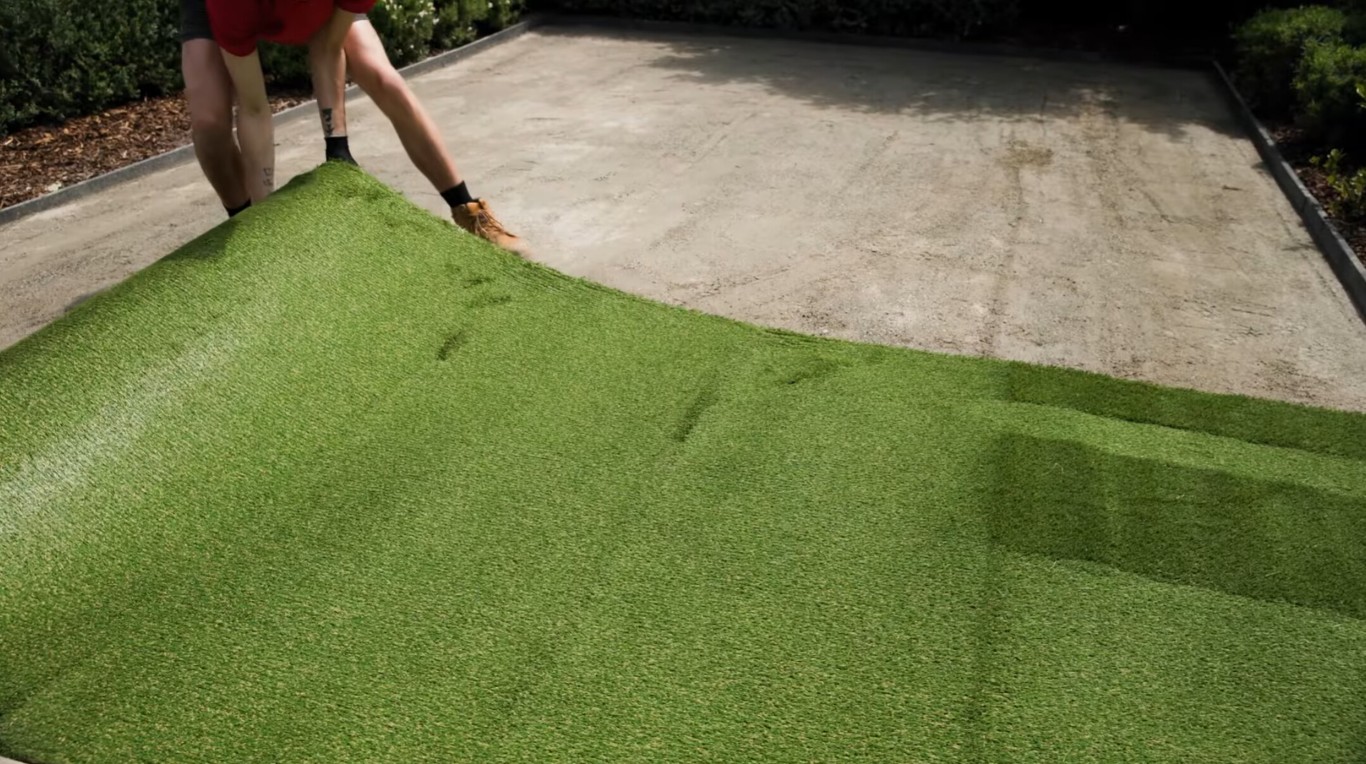 Professional artificial grass installation process in Canton, OH